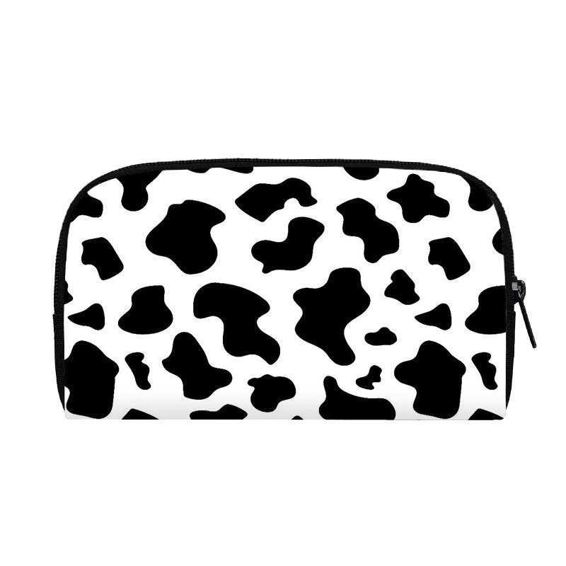 Cartera larga con estampado de leopardo y estampado de vaca al por mayor